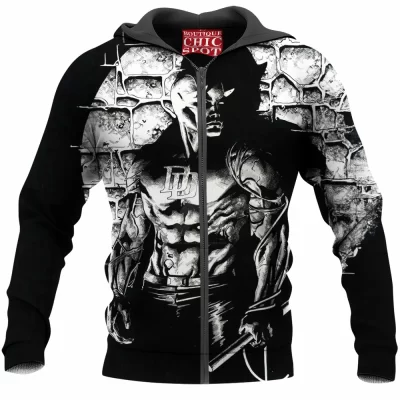 Comic Zip-Hoodie, Daredevil Zip-Hoodie