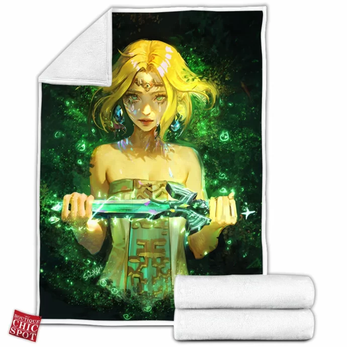 The Legend Of Zelda Tears Of The Kingdom Fleece Blanket