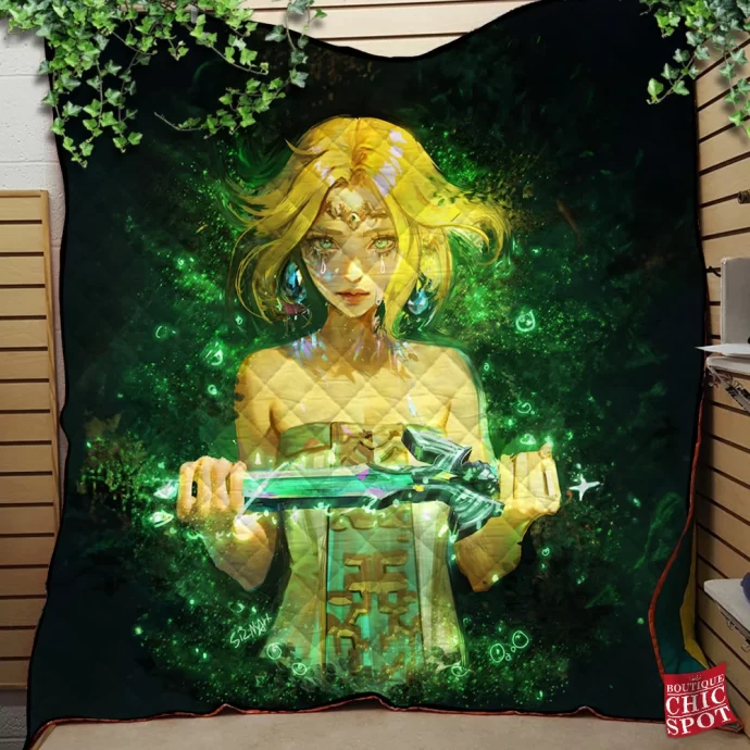 The Legend Of Zelda Tears Of The Kingdom Quilt Blanket