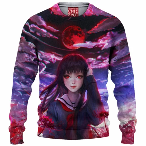 Ai Enma Hell Girl Knitted Sweater