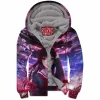 Ai Enma Zip-Fleece-Hoodie, Anime Zip-Fleece-Hoodie, Hell Girl Zip-Fleece-Hoodie