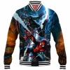 Comic Baseball-Jacket, Spider-man Baseball-Jacket