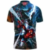 Comic Polo Shirt, Spider-man Polo Shirt