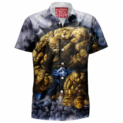 Ben Grimm Hawaiian-Shirt, Comic Hawaiian-Shirt, Fantastic Four Hawaiian-Shirt, The Thing Hawaiian-Shirt
