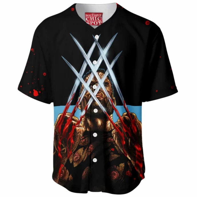 Wolverine And Blades Baseball Jersey