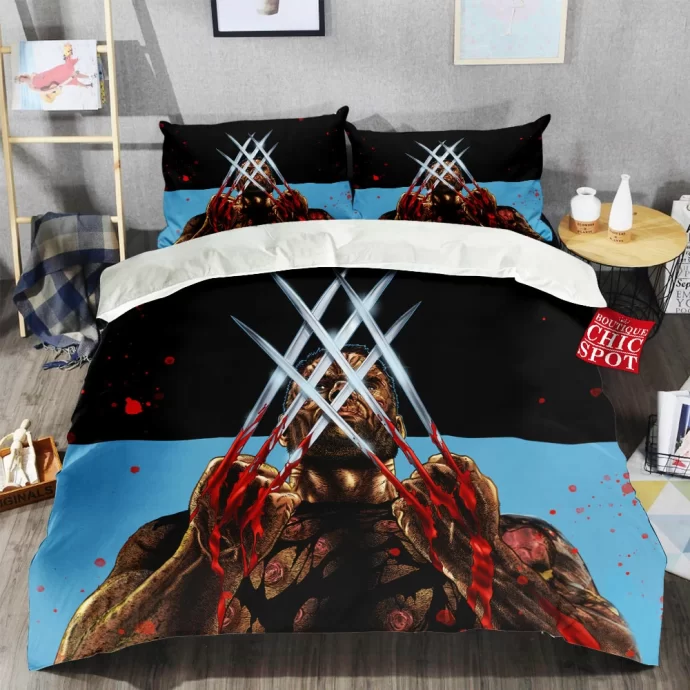 Wolverine And Blades Bedding Set