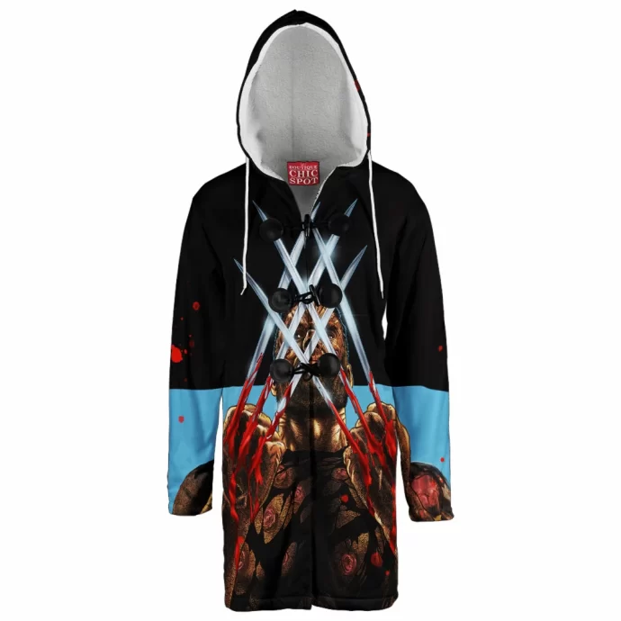 Wolverine And Blades Hooded Cloak Coat