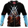 Comic Zip-Hoodie, Wolverine Zip-Hoodie, X-men Zip-Hoodie