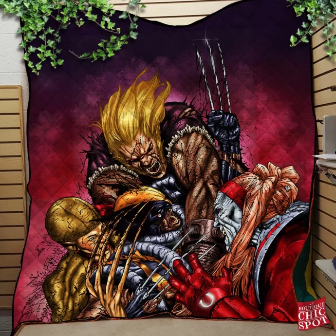 Wolverine Quilt Blanket