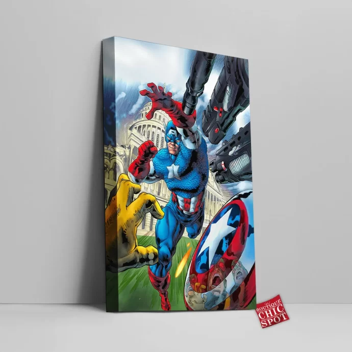 Captain America Canvas Wall Art