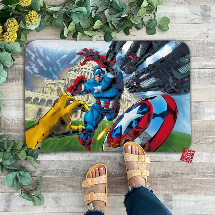 Captain America Doormat