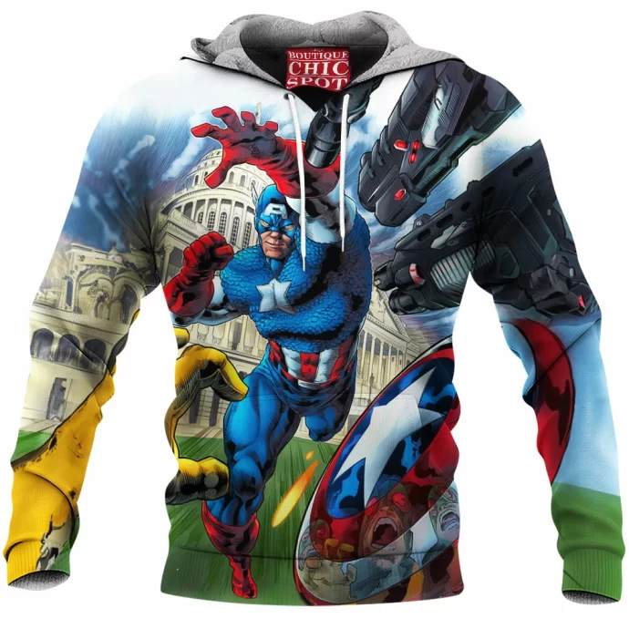 Captain America Fleece Hoodie