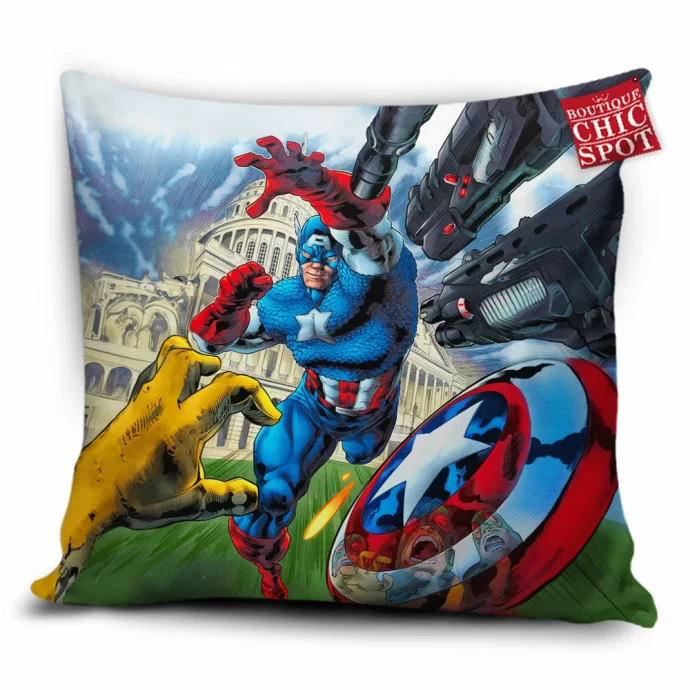 Captain America Pillow Cover