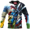 Captain America Zip-Hoodie, Comic Zip-Hoodie