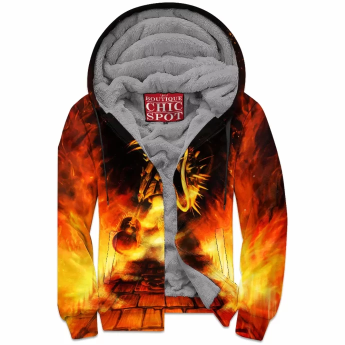 The Wrath Of Revenge Zip Fleece Hoodie