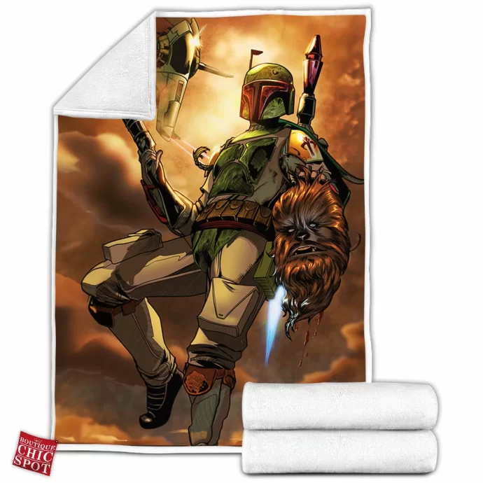 Boba Fett Fleece Blanket