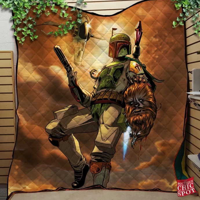 Boba Fett Quilt Blanket