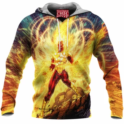 Comic Fleece-Hoodie, Firestorm Fleece-Hoodie
