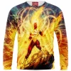 Comic Zip Sweatshirt, Firestorm Zip Sweatshirt