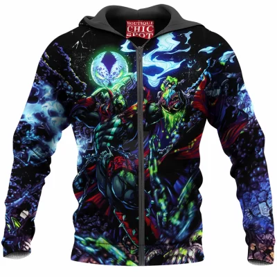 Comic Zip-Hoodie, Spawn Zip-Hoodie