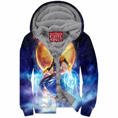 Comic Zip-Fleece-Hoodie, Nova Zip-Fleece-Hoodie
