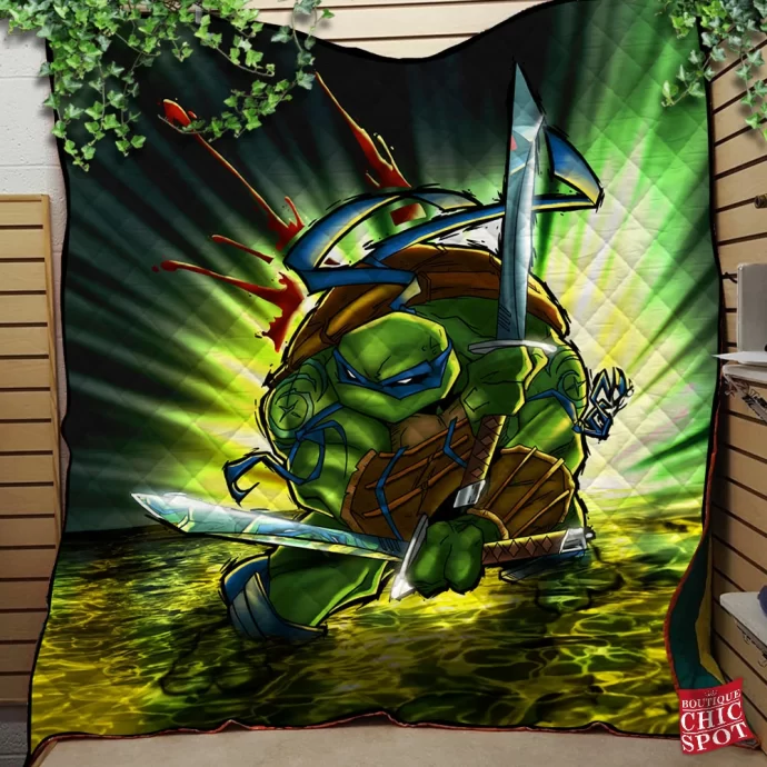 Leo Tmnt Quilt Blanket