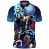 Comic Polo Shirt, Thanos Polo Shirt