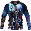 Comic Zip-Hoodie, Thanos Zip-Hoodie