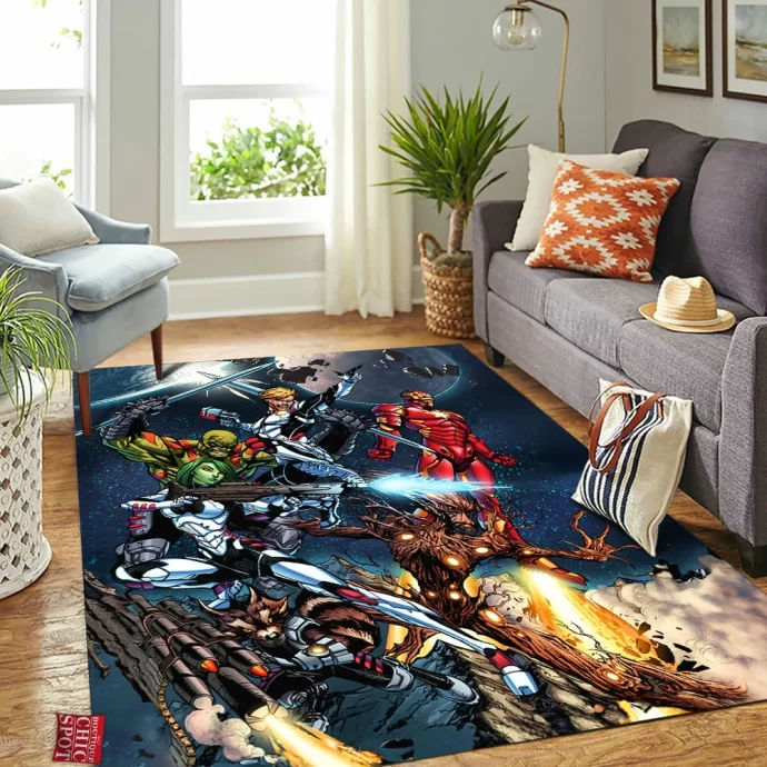 Guardians Of The Galaxy Rectangle Rug