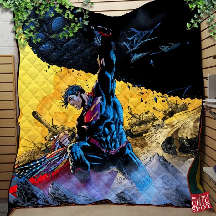 Superman Quilt Blanket