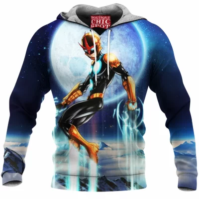 Comic Fleece-Hoodie, Nova Fleece-Hoodie