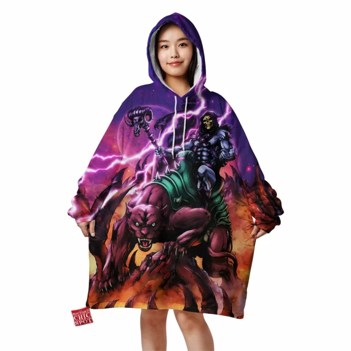 He Man Skeletor Blanket Hoodie