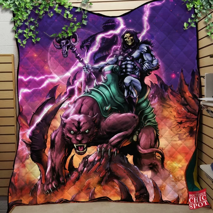 He Man Skeletor Quilt Blanket