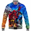 Comic Baseball-Jacket, Spider-man Baseball-Jacket