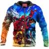 Comic Zip-Hoodie, Spider-man Zip-Hoodie
