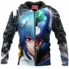 Anime Girl Zip-Hoodie, Anime Zip-Hoodie