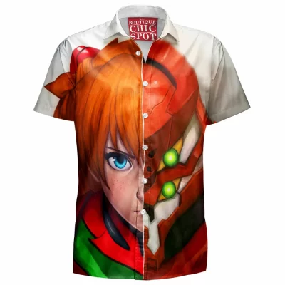 Anime Girl Hawaiian-Shirt, Anime Hawaiian-Shirt