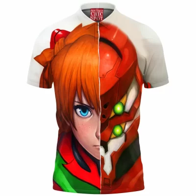 Anime Girl Polo Shirt, Anime Polo Shirt