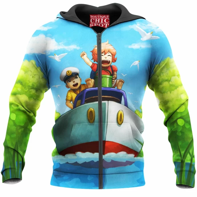 Ponyo Zip Hoodie