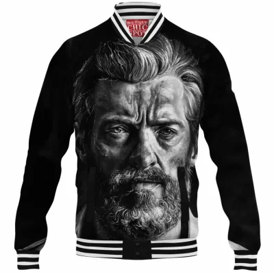 Comic Baseball-Jacket, Logan Baseball-Jacket, Wolverine Baseball-Jacket, X-men Baseball-Jacket
