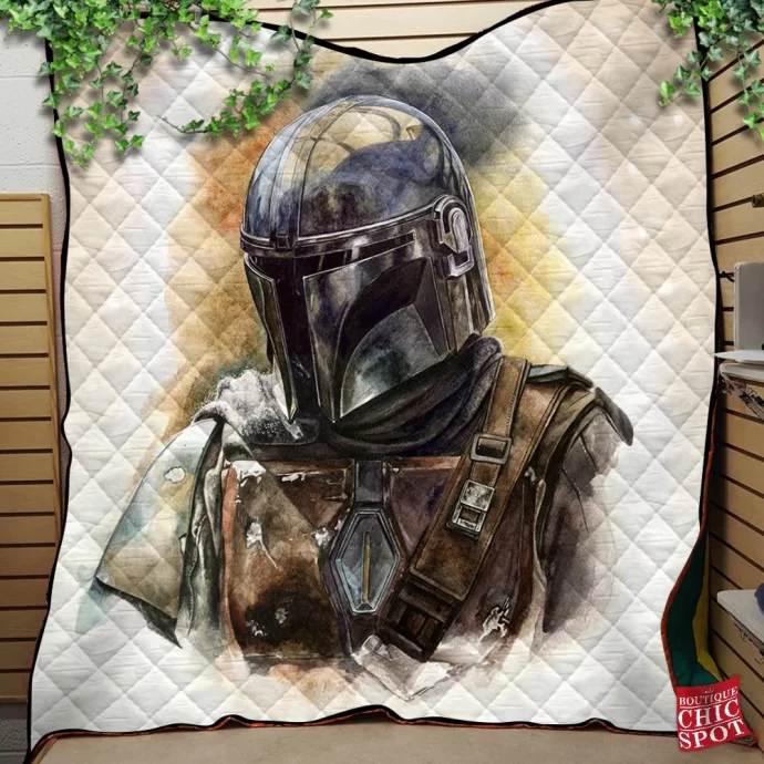 The Mandalorian Quilt Blanket