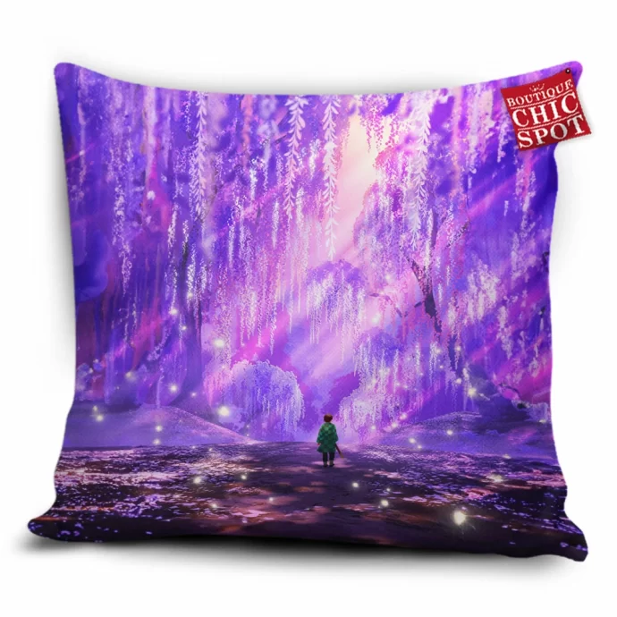 Demon Slayer Wisteria Pillow Cover