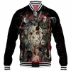 Friday The 13th Baseball-Jacket, Horror Baseball-Jacket, Jason Voorhees Baseball-Jacket