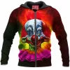 Horror Zip-Hoodie, Killer Klowns Zip-Hoodie, Outer Space Zip-Hoodie