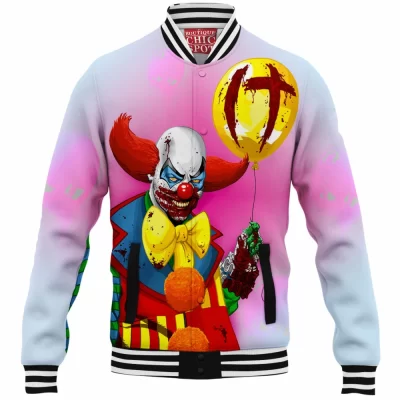 Horror Baseball-Jacket, Pennywise Baseball-Jacket