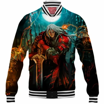 Darkness Baseball-Jacket, Fantasy Baseball-Jacket, Horror Baseball-Jacket, Legend Baseball-Jacket