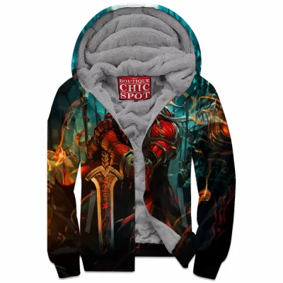 Darkness Zip-Fleece-Hoodie, Fantasy Zip-Fleece-Hoodie, Horror Zip-Fleece-Hoodie, Legend Zip-Fleece-Hoodie