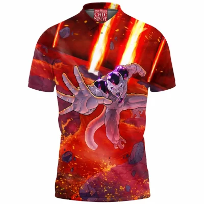 Anime Polo Shirt, Dragon Ball Polo Shirt, Frieza Polo Shirt