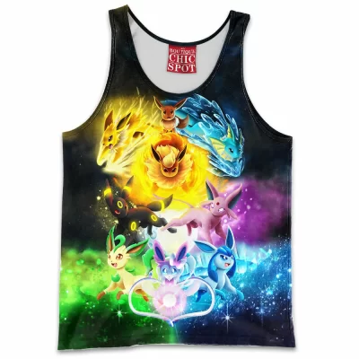 Anime Tank-Top, Eevee Tank-Top, Pokemon Tank-Top