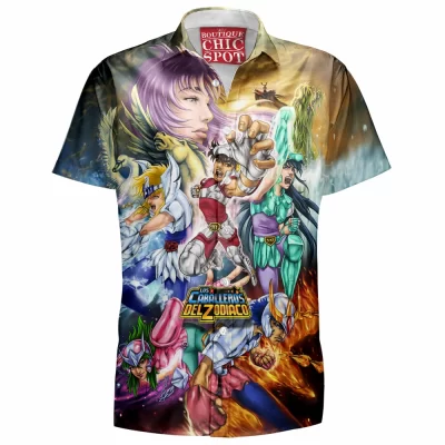 Anime Hawaiian-Shirt, Saint Seiya Hawaiian-Shirt